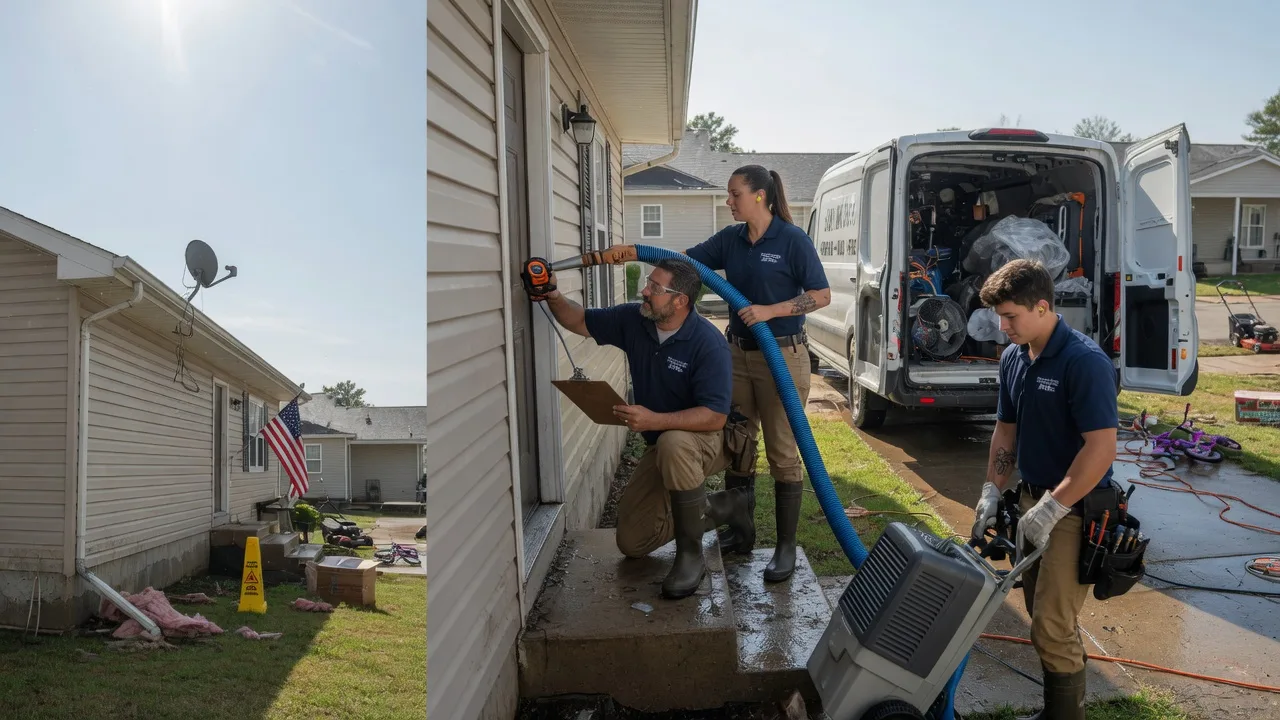 Ceiling Water Damage Restoration in Saltillo, TX near me